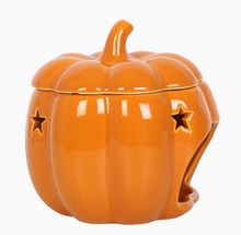 Load image into Gallery viewer, Autumn and Fall Pumpkin Wax Melt Burner