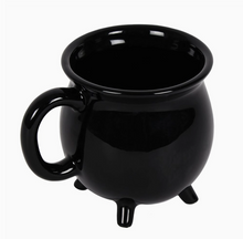 Load image into Gallery viewer, Black Halloween Cauldron Mug