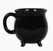 Load image into Gallery viewer, Black Halloween Cauldron Mug