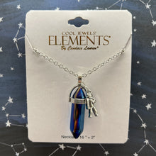 Load image into Gallery viewer, Crystal Pendant with Astronaut Charm Necklace - Choose Your Style!