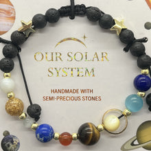 Load image into Gallery viewer, Solar System Beaded Slider Cord Bracelet