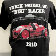 Load image into Gallery viewer, Buick 1910 Model 60 "Bug" Racer T-Shirt, Black (Medium Only)