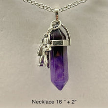 Load image into Gallery viewer, Crystal Pendant with Astronaut Charm Necklace - Choose Your Style!
