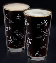 Load image into Gallery viewer, Beer Chemistry Pint Glasses Set of 2