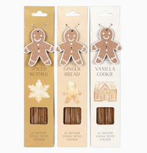 Load image into Gallery viewer, Christmas Gingerbread Incense Sticks & Holder - Choose Your Scent!