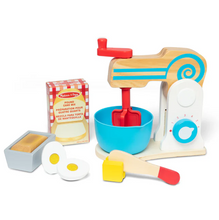 Load image into Gallery viewer, Wooden Make-a-Cake Mixer Set - Melissa & Doug