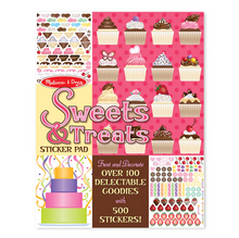Load image into Gallery viewer, Sweets & Treats Stickers Pad - Melissa & Doug