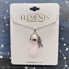 Load image into Gallery viewer, Crystal Pendant with Astronaut Charm Necklace - Choose Your Style!