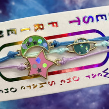 Load image into Gallery viewer, Moon, Star, & Saturn - Best Friends Bracelets