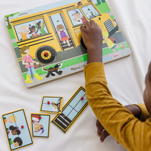 Load image into Gallery viewer, The Wheels on the Bus Song Puzzle, 6 Pieces - Melissa & Doug