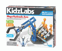 Load image into Gallery viewer, 4M KidzLabs Mega Hydraulic Arm