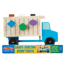 Load image into Gallery viewer, Shape-Sorting Dump Truck - Melissa & Doug