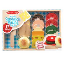 Load image into Gallery viewer, Sandwich Making Set - Wooden Play Food - Melissa & Doug