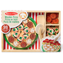 Load image into Gallery viewer, Wooden Pizza Party Play Set - Melissa & Doug