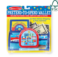 Load image into Gallery viewer, Pretend-to-Spend Wallet - Melissa & Doug