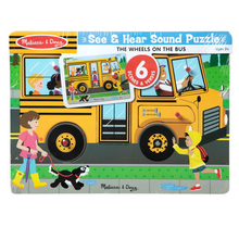 Load image into Gallery viewer, The Wheels on the Bus Song Puzzle, 6 Pieces - Melissa & Doug