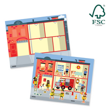 Load image into Gallery viewer, Reusable Sticker Pad - My Town