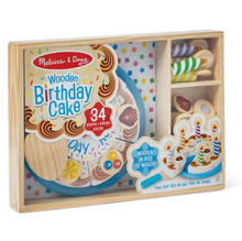 Load image into Gallery viewer, Wooden Birthday Cake Play Set - Melissa & Doug