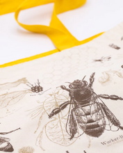 Load image into Gallery viewer, Honey Bee Canvas Shoulder Tote