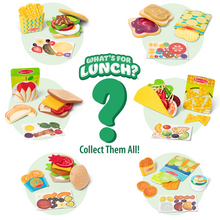 Load image into Gallery viewer, What is for Lunch? Surprise Meal Play Food Set - Melissa & Doug