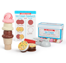 Load image into Gallery viewer, Scoops & Sandwiches Ice Cream Play Set - Melissa & Doug