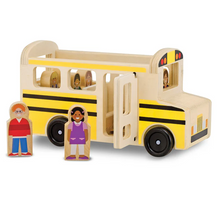 Load image into Gallery viewer, Wooden School Bus - Melissa & Doug