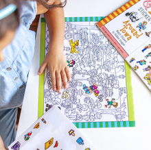 Load image into Gallery viewer, Seek & Find Sticker Pad – Around Town