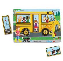 Load image into Gallery viewer, The Wheels on the Bus Song Puzzle, 6 Pieces - Melissa & Doug