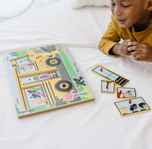 Load image into Gallery viewer, The Wheels on the Bus Song Puzzle, 6 Pieces - Melissa & Doug