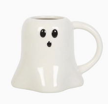 Load image into Gallery viewer, Ghost Shaped Spooky Halloween Mug