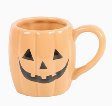 Load image into Gallery viewer, Jack-O'-Lantern Pumpkin Shaped Halloween Mug