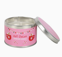 Load image into Gallery viewer, Snuggle Season Christmas Candles in Tin - Hot Cocoa or Gingerbread