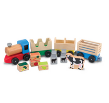 Load image into Gallery viewer, Wooden Farm Train - Melissa & Doug