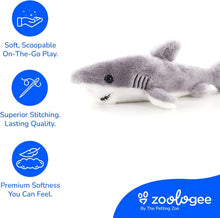 Load image into Gallery viewer, Zoologee 12" Scoopz Great White Shark Plush