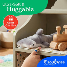 Load image into Gallery viewer, Zoologee 10" Scoopz Hammerhead Shark Plush