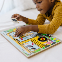 Load image into Gallery viewer, The Wheels on the Bus Song Puzzle, 6 Pieces - Melissa & Doug