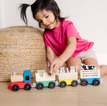 Load image into Gallery viewer, Wooden Farm Train - Melissa & Doug
