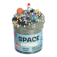 Load image into Gallery viewer, Space Taffy Swirl Mix-In Slime by Poppy Slime Co. 11.3 oz