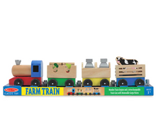 Load image into Gallery viewer, Wooden Farm Train - Melissa & Doug