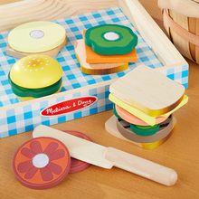 Load image into Gallery viewer, Sandwich Making Set - Wooden Play Food - Melissa & Doug