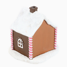 Load image into Gallery viewer, Pink Gingerbread House Christmas Incense Cone Burner