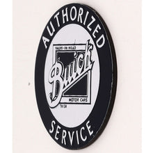 Load image into Gallery viewer, Buick Authorized Service Round Embossed Metal Magnet