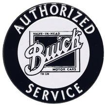 Load image into Gallery viewer, Buick Authorized Service Round Embossed Metal Magnet