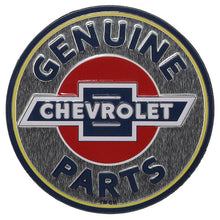 Load image into Gallery viewer, Genuine Chevrolet Parts Round Embossed Metal Magnet