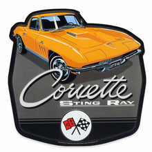 Load image into Gallery viewer, Corvette Sting Ray Metal Sign