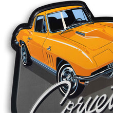 Load image into Gallery viewer, Corvette Sting Ray Metal Sign