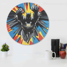 Load image into Gallery viewer, Batman Pop Primary Round Metal Sign