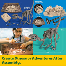 Load image into Gallery viewer, 4M KidzLabs Dig a Dinosaur Skeleton - Velociraptor