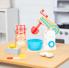 Load image into Gallery viewer, Wooden Make-a-Cake Mixer Set - Melissa & Doug