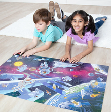 Load image into Gallery viewer, Outer Space Glow-in-the-Dark Floor Puzzle – 48 Pieces